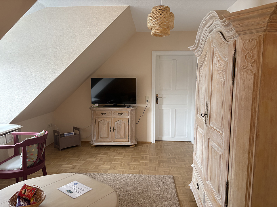 Ferienwohnung Schöne Aussicht Wohnzimmer